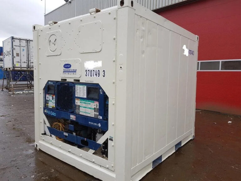 10' Reefer Container kaufen – Gebraucht, Weiß