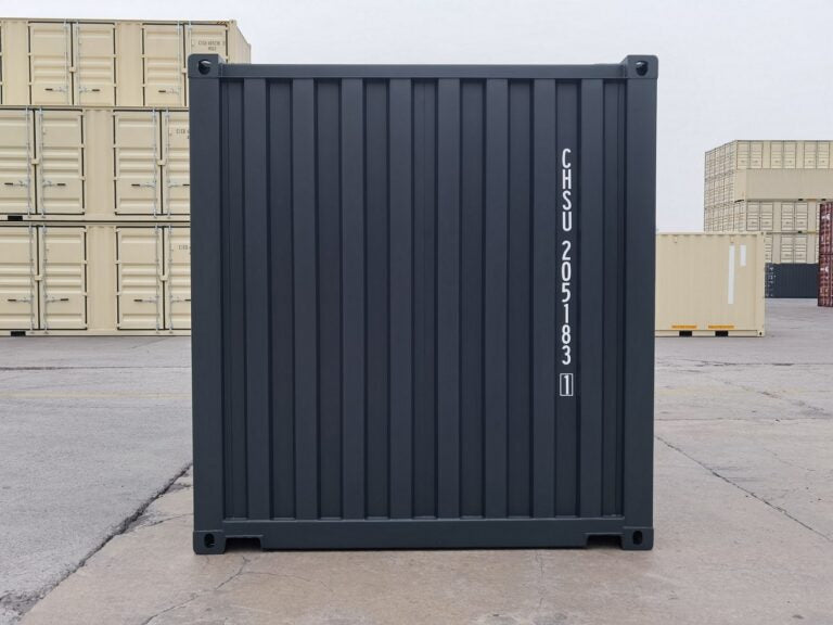 20' Hardtop Container kaufen – One-Trip, grau/grey