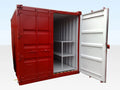 10' Gefahrgut-Lagercontainer kaufen – One-Way, Red