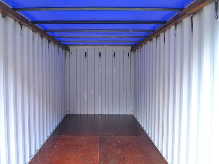 20' High Cube Open Top Container kaufen – Gebraucht, Blue