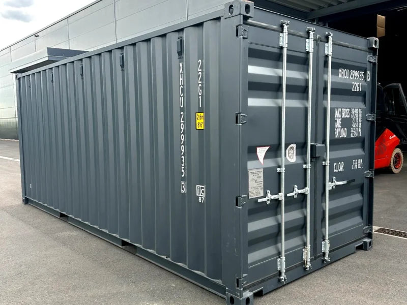 20' Standard Container kaufen – Neu, Moosgrün (RAL 6005)