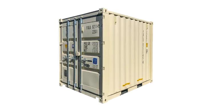 10' Standard Container kaufen – One-Trip, Beige